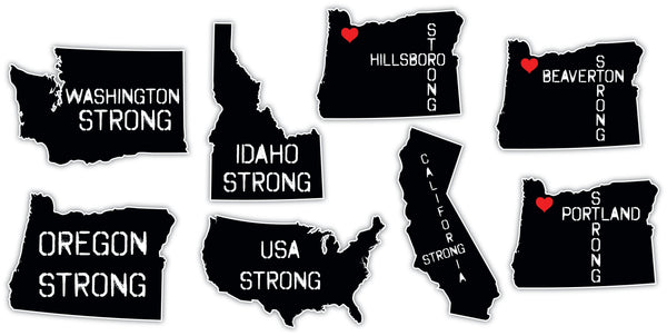 "SERIES" of STRONG  stickers