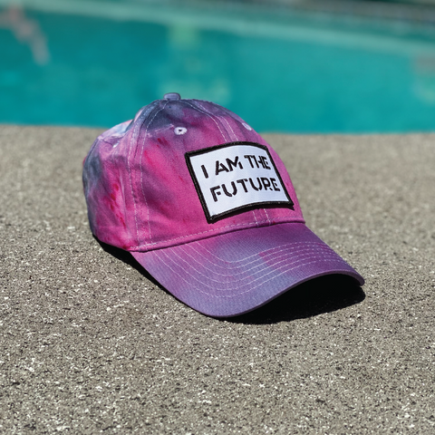 I AM THE FUTURE youth tie-dyed hat